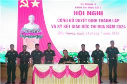 Sư đoàn 3 thành lập Khối thi đua số 3